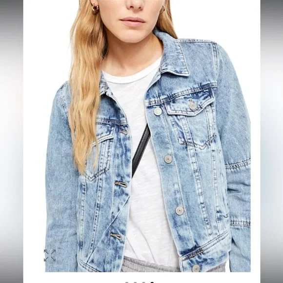 Free People Rumors Denim Jacket - M - Picture 2 of 7